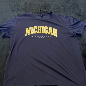 Michigan Midwestern USA Navy Blue T-Shirt